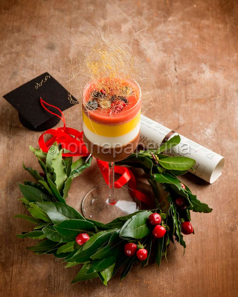 Panna cotta tre gusti Panna cotta tre gusti