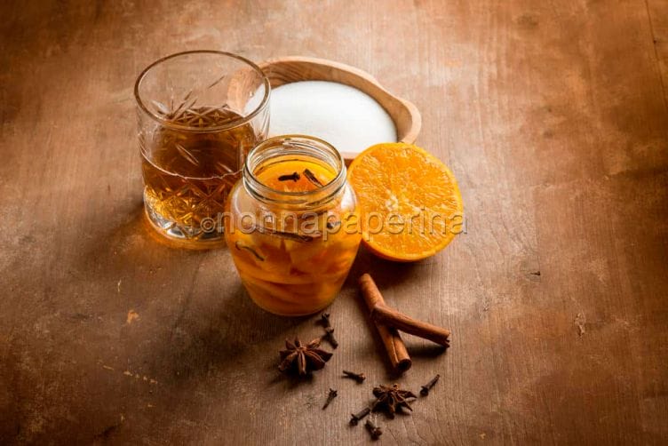 Arance al brandy, una conserva diversa dal solito Arance al brandy