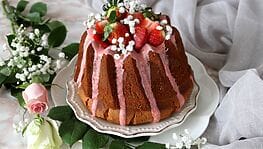 Ciambella profumata alle fragole