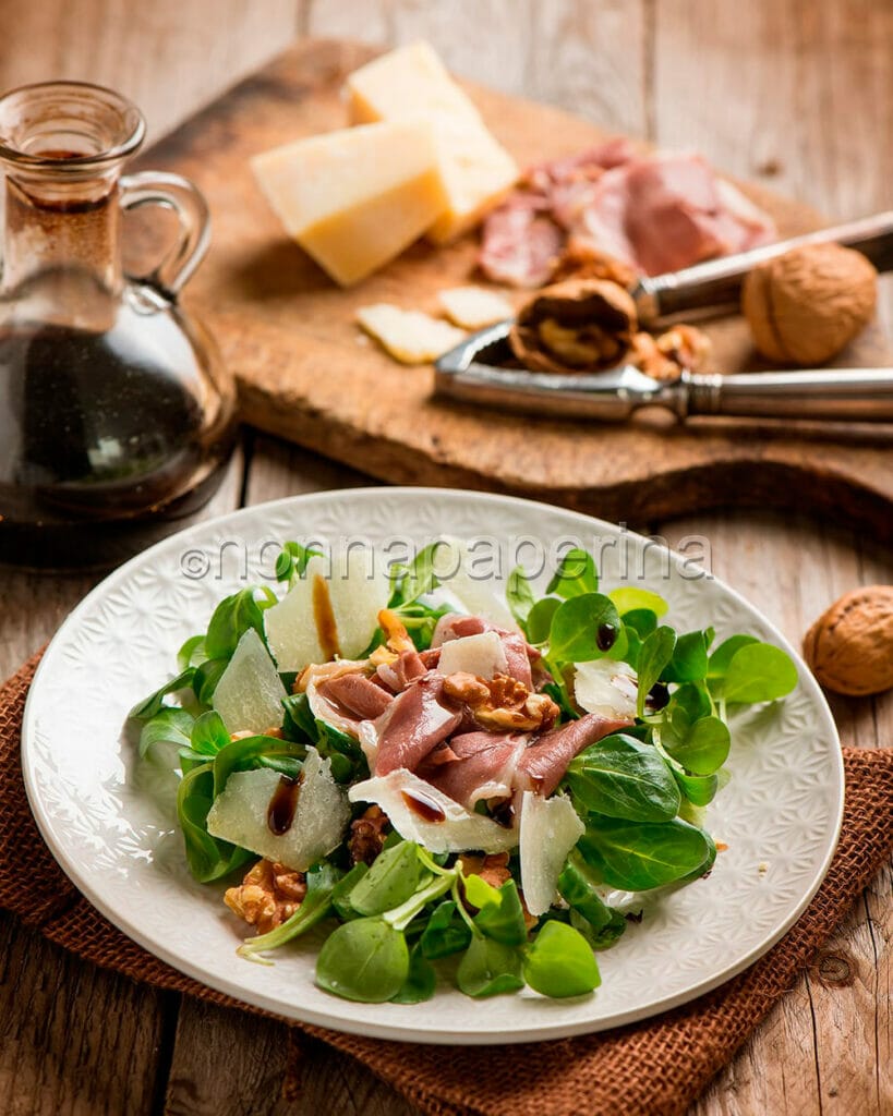 Insalata con prosciutto d’oca