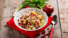 Insalata di patate e melagrana, un felice accostamento Insalata di patate e melagrana, un felice accostamento
