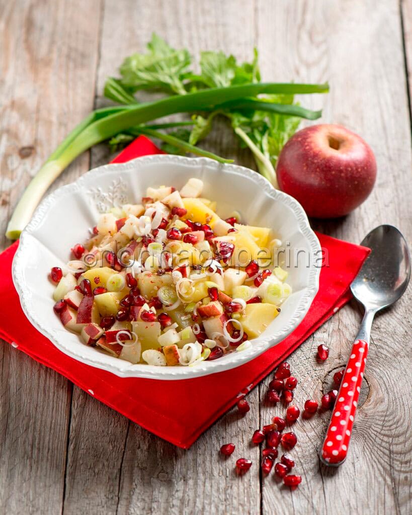 Insalata di patate e melograno