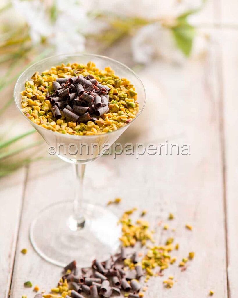 Panna cotta al pistacchio