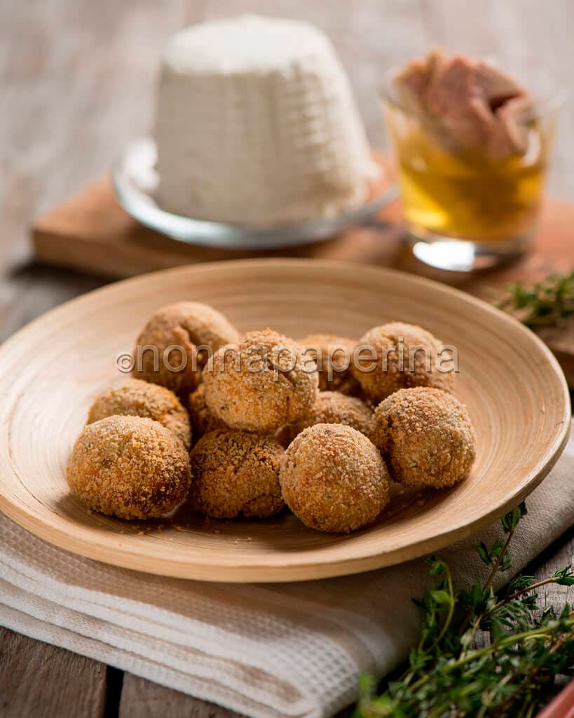 Polpettine con tonno e ricotta