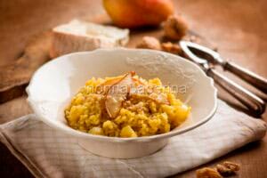 Risotto con pere e gorgonzola