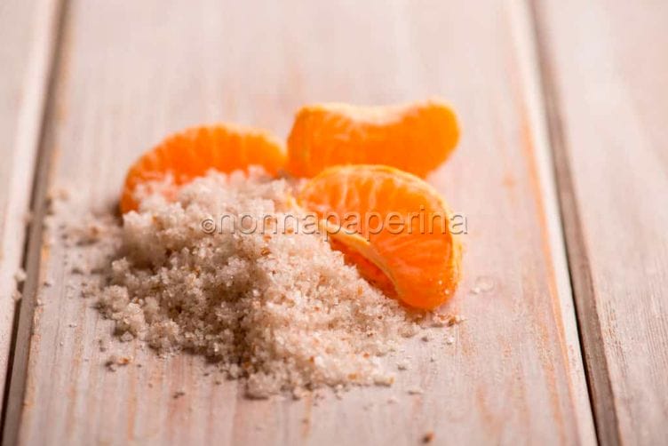 Sale aromatizzato al mandarino