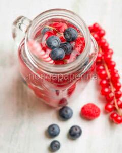 Acqua ai frutti di bosco