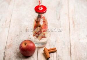Acqua con mela e cannella