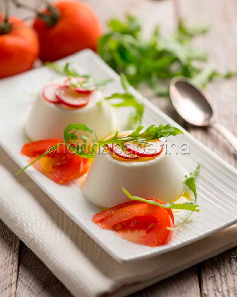 Bavarese con il caprino Bavarese con il caprino