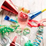 Bollicine con spuma di frutta frizzante, fresco aperitivo