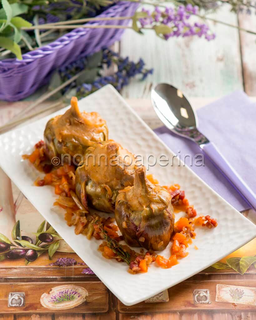 Carciofi alla barigoule