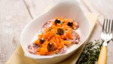 Carpaccio di polpo con patate, alta cucina