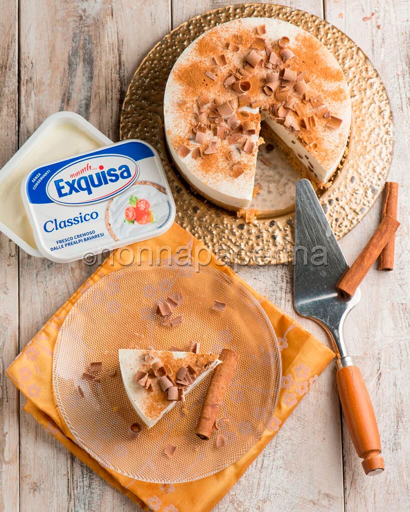 Cheesecake alla stracciatella
