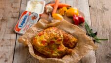 Frittata con peperoni e carote, un secondo gustoso