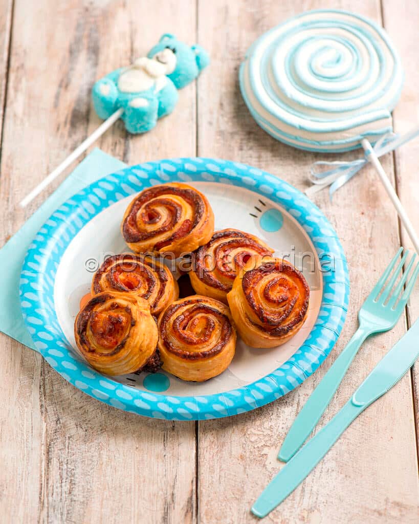 Girelle di mozzarella Girelle di mozzarella