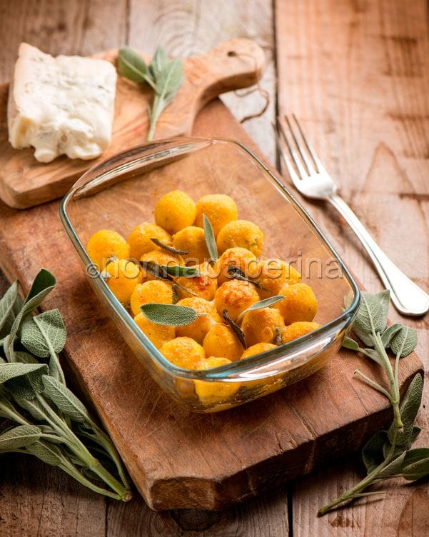 Gnocchetti di polenta e gorgonzola