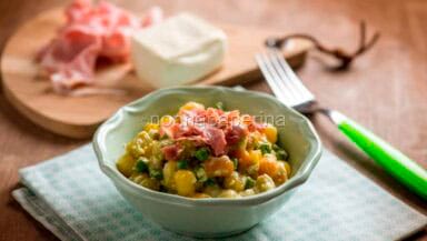 Gnocchetti tricolore con stracchino