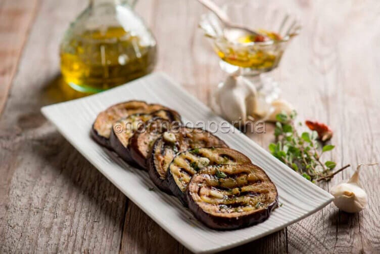 Melanzane marinate alla maggiorana