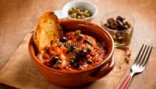 Tradizionali Moscardini in umido con olive