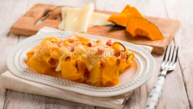 Pasta al forno con zucca ed Emmental