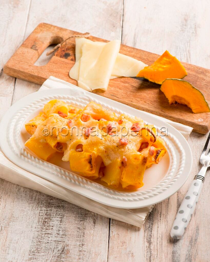 Pasta al forno con zucca ed Emmental