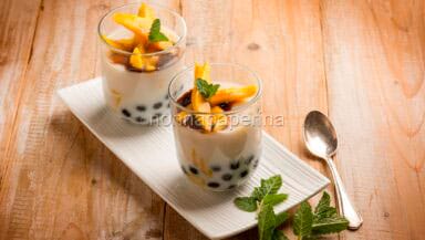 Pudding al mango e cocco