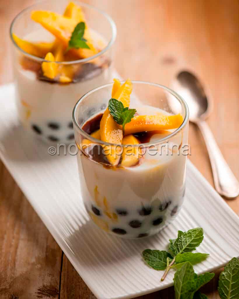 Pudding al mango e cocco Pudding al mango e cocco