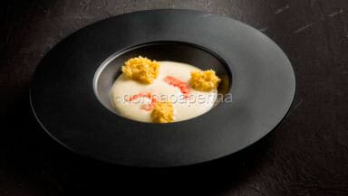 Spuma affumicata di patate