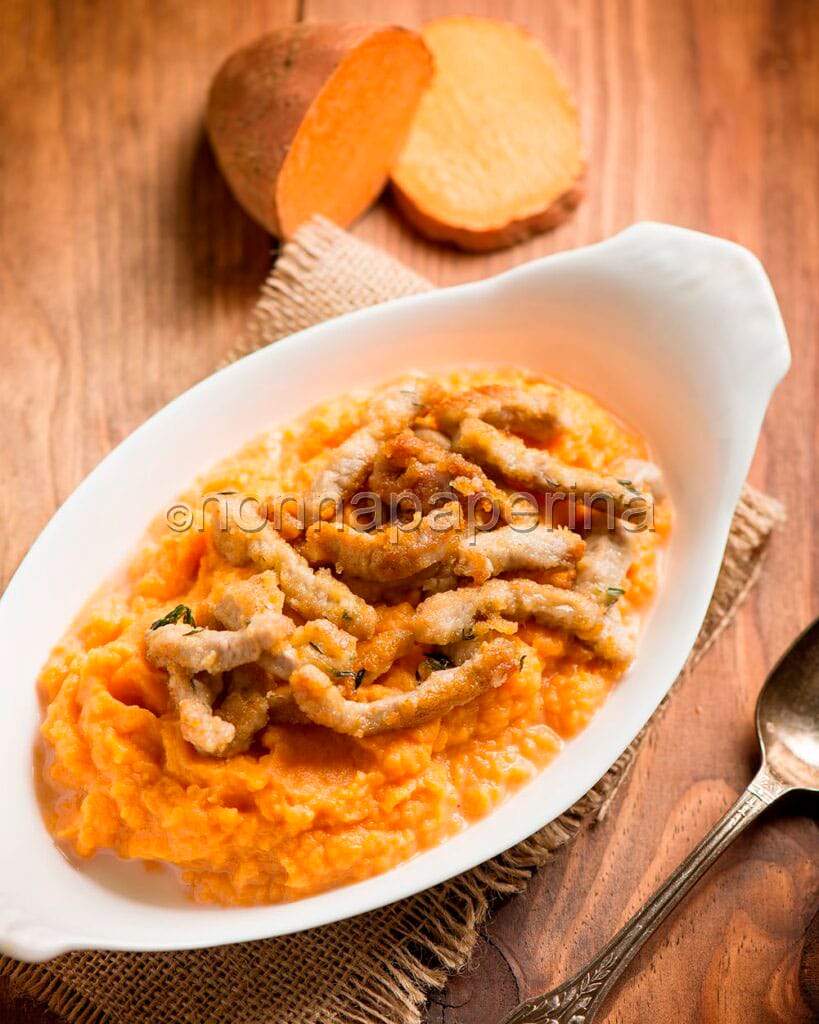 Straccetti di vitello con patate Straccetti di vitello con patate