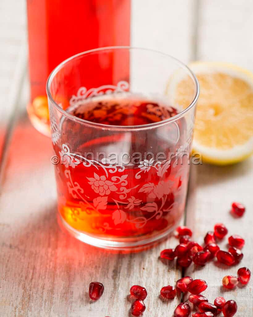 Succo di melagrana e limone
