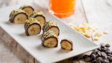 Sushi alla banana e cioccolato, un’imitazione giapponese