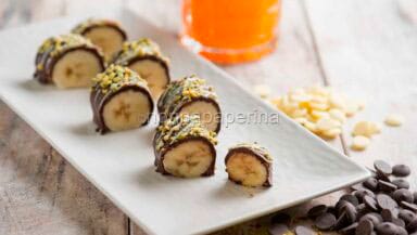 Sushi alla banana e cioccolato