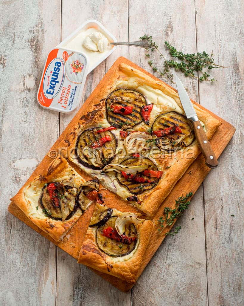 Torta salata con finocchi e melanzane Torta salata con finocchi e melanzane