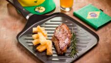 Picanha alla piastra con manioca : W il Brasile