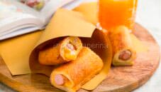 Cannoli di wurstel e formaggio, una delizia facile