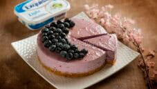 Cheesecake al mirtillo, una variante del dolce americano
