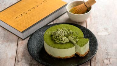 Cheesecake al te matcha