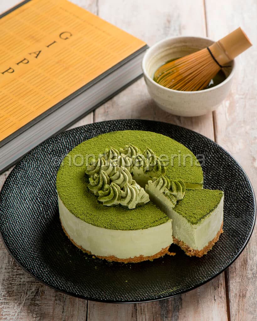 Cheesecake al the matcha