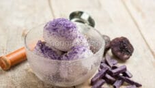 Gelato all’ube, un particolare gelato senza lattosio