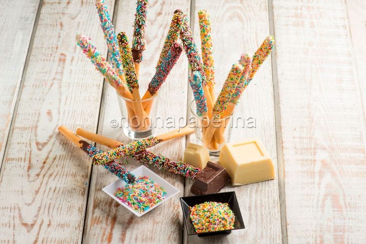 Grissini al cioccolato, una piccola trovata geniale Grissini al cioccolato