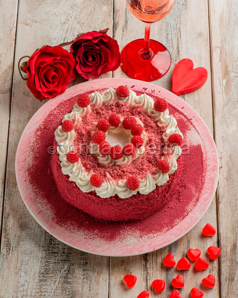 Red Velvet al mais bianco Red Velvet al mais bianco