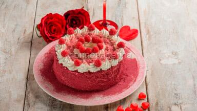 Red Velvet al mais bianco