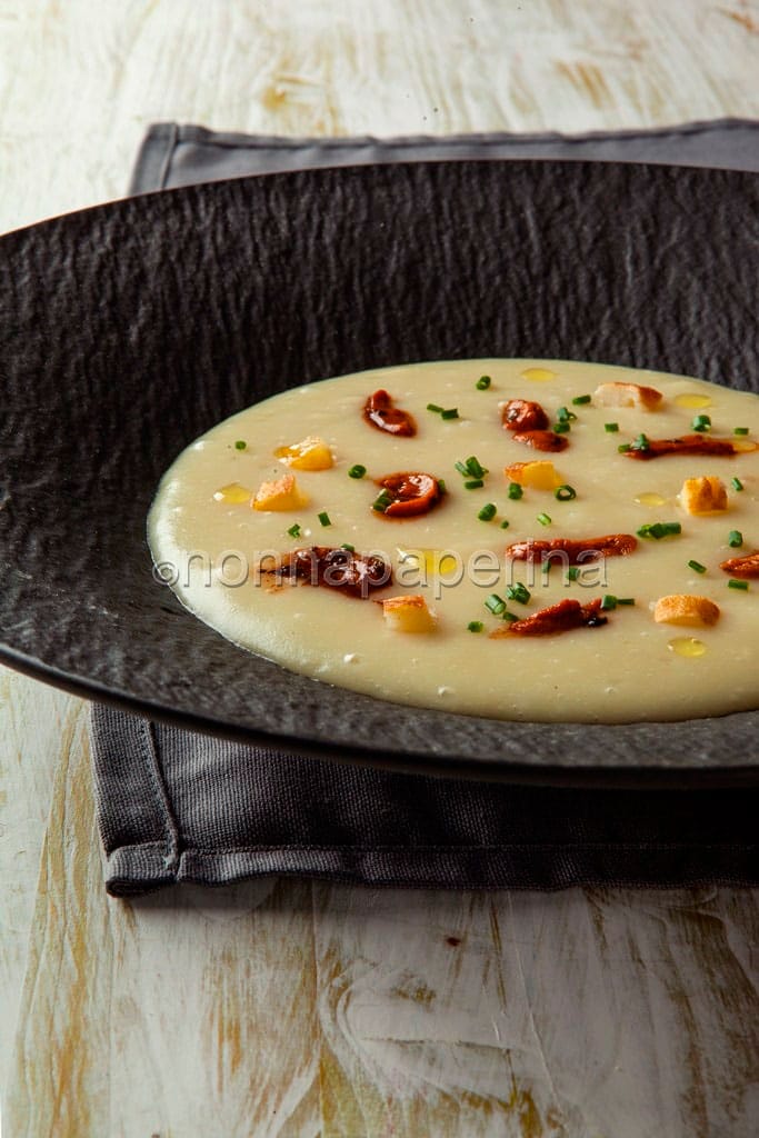 cremoso di patate con ricc