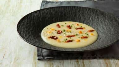 cremoso di patate con ricci
