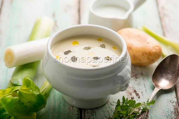 Crema Vichyssoise, una valida alternativa al pinzimonio Crema Vichyssoise