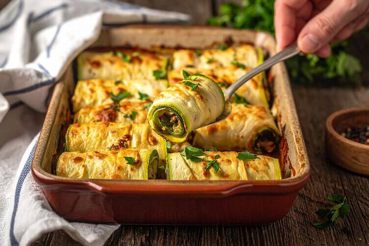 involtini di zucchine ripiene al forno involtini di zucchine ripiene al forno