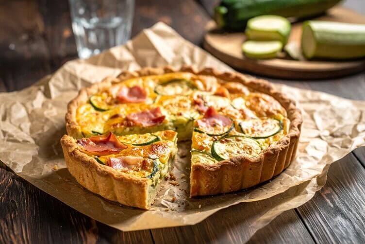 torta salata con zucchine e speck torta salata con zucchine e speck