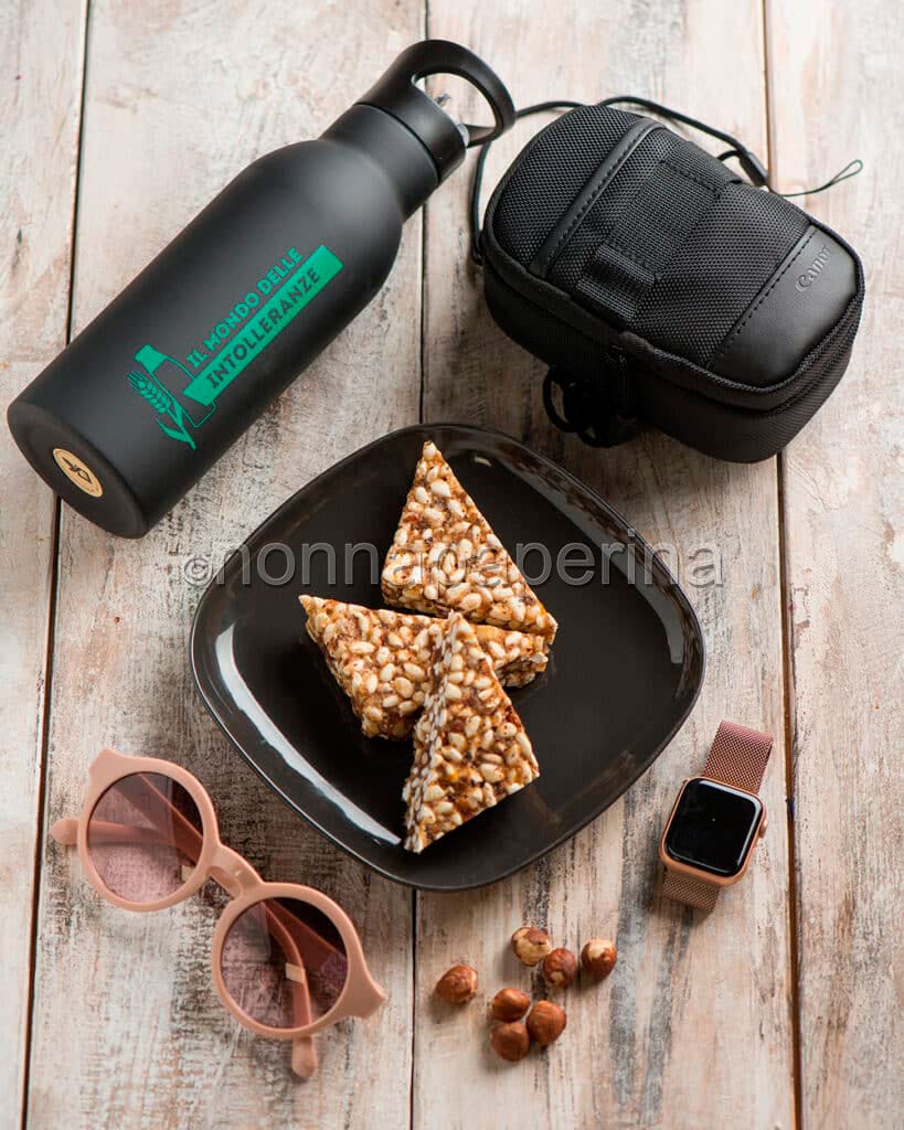 Barretta di nocciole con malto di riso