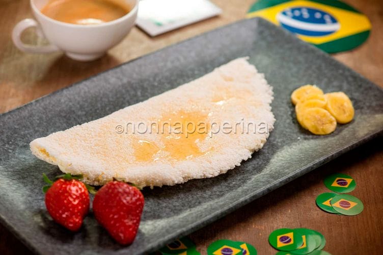Beiju de tapioca, le crepes alla brasiliana Beiju de tapioca