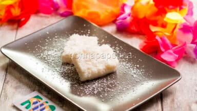 Bolo de tapioca granulada